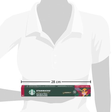 Кава Starbucks Single-Origin Sumatra в капсулах Nespresso, темне обсмаження, 60 капсул (6 шт. по 10 г)
