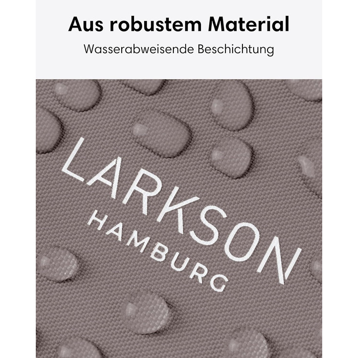 Сумка через плече LARKSON Solveig Medium бежева (Taupe) - Містка напівмісяць, водонепроникна, 6.5 л