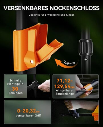 Металодетектор SUNPOW для дорослих та дітей, LCD-дисплей, водонепроникний IP68, антиінтерференційний, професійний, легкий