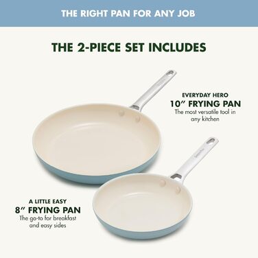 GreenPan Padova Pro набір кухонного посуду 10 предметів: антипригарне покриття, індукція, нержавіюча сталь, CeramTec, без PFOA/PFAS