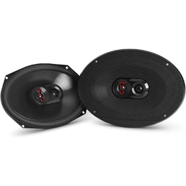 Автомобільні динаміки JBL Stage3 9637 3-смугові, 375 Вт, 6x9'' (152x230 мм), чорні з решіткою від Harman Kardon