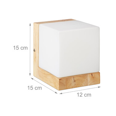 Relaxdays Cube Wall Light