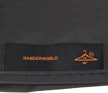 Вологостійкий чохол Hangerworld з нейлону для стійки для одягу, чорний, 184x165x60 см, з 2 блискавками, захист від пилу, бризок і запахів