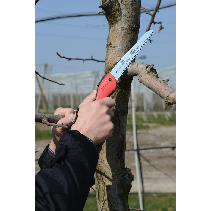 Пила для обрізки FELCO 611, довжина леза 33 см, садова пила з чохлом, конічне лезо, діаметр різу до 100 мм, довжина 50 см