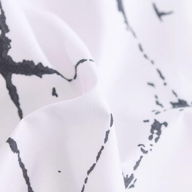 Комплект постільної білизни Marmor (200x200 см) 3 частини: простирадло, 2 наволочки 80x80 см, мікрофібра, білий з малюнком мармур