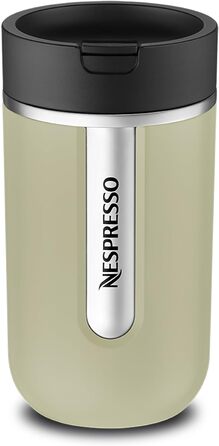 Термокружка Nespresso Travel Mug Small Sage Green 300 мл - для кави, чаю, матча, з кришкою, нержавіюча сталь