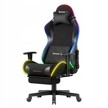 Ігрове та офісне обертове крісло Huzaro Force 5.7 RGB з підставкою для ніг