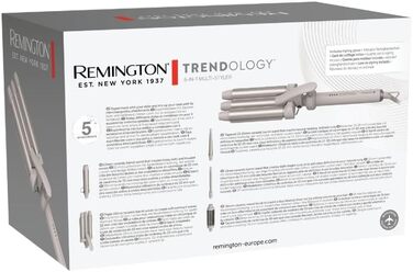 Стайлер Remington Trendology CI41MS5 5в1: плойка, браш, насадки для локонів 13-33 мм