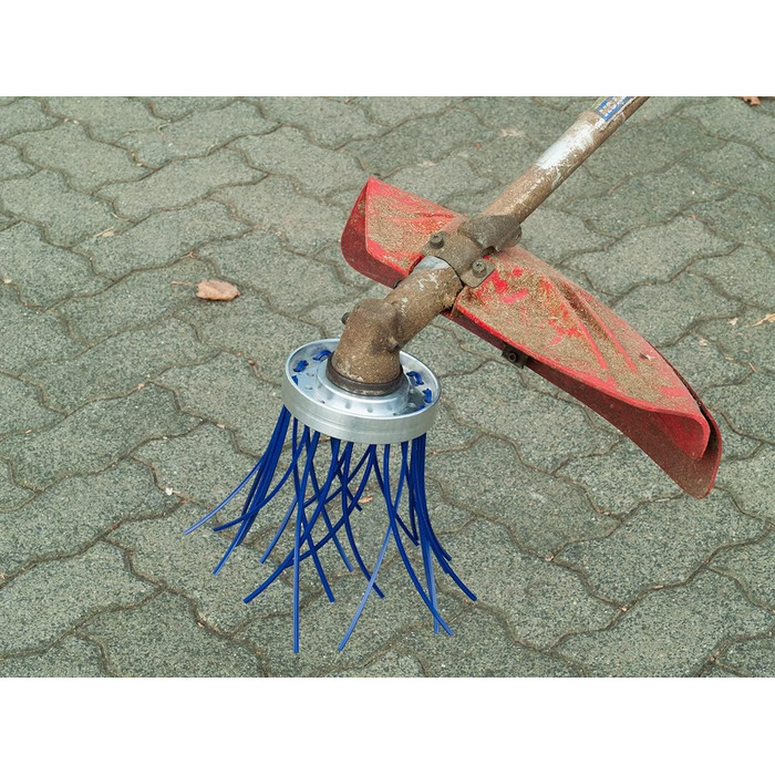Ratioparts Wildkrautbürste 25.4 mm Ø-boring 18 wires for brush cutter - trimmer OCTO Pro, Blue