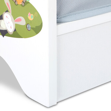 Relaxdays Children's Shelf with 2 Boxes & 3 Hanging Pockets