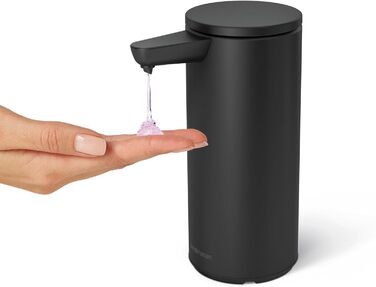 Simplehuman Rechargeable Automatic Soap Dispenser - Stainless Steel, Variable Dosage, Drip-Free, IP67 Waterproof, ST1082