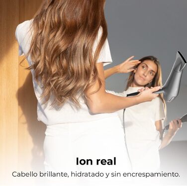 Фен Cecotec Bamba IoniCare Radiance: 2500W, DC-двигун, іонізація, 2 швидкості, 3 температури, концентрат., дифузор