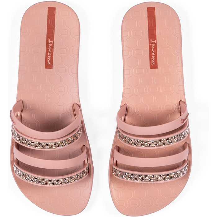 Сандалі жіночі Ipanema Chic Slide Pink Tile Brown 38 EU – Шльопанці для пляжу та басейну