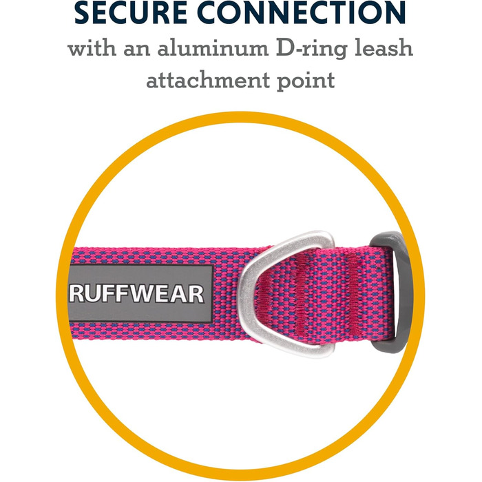 Нашийник для собак Ruffwear Hi & Light, ультраміцний та легкий, 51-66 см, Alpenglow Pink