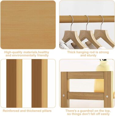 Підставка для одягу, вільна, багатофункціональна, для спальні, стабільна, містка, для підвішування одягу, легка збірка, з вішалкою 170 x 30 x 150 см