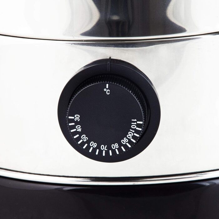 Grafner XL Stainless Steel Glühwein Cooker - 8.8 Liters - 1500 Watts with Tap, Thermostat and Overheat Protection Hot Beverage Dispenser
