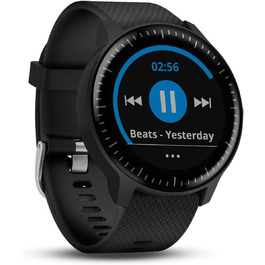 Розумний годинник Garmin vívoactive 3 Music GPS з музикою, Garmin Pay, встановлені спортивні додатки, чорний