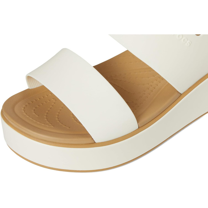 Crocs Brooklyn Wedge Sandal жіночі босоніжки на танкетці 39 EU бежеві