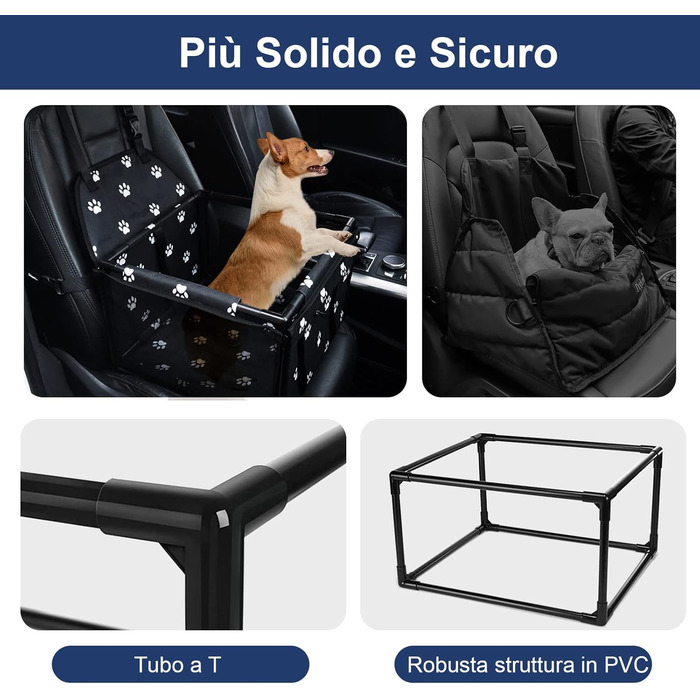 Автомобільний лежак для собак: безпечний, водонепроникний, для маленьких та середніх порід