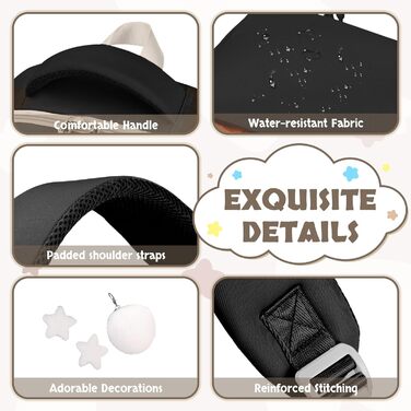 Набір шкільних рюкзаків для дівчаток Lässig: 3 шт. (рюкзак, ланчбокс, пенал) для 2-5 класів. Чорний шкільний рюкзак для підлітків та дітей.