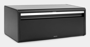 Контейнер для хліба Brabantia, односекційний, чорна сталь