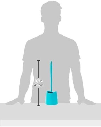 Турнічна щітка для туалету Ecohome (ТуркІз) – міцна та довговічна | 12 x 12 x 38 см