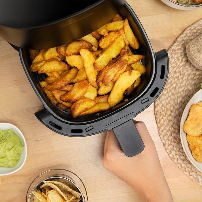 Фритюрниця Cecotec Cecofry Deluxe Rapid Moon, 2.5 л, чорний, 1400 Вт, 8 режимів, до 200°C, для миття в посудомийній машині