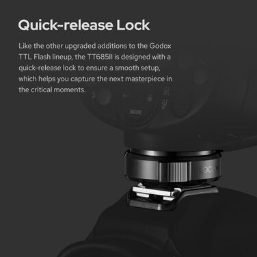 Спалах GODOX TT685II-C для Canon: швидка синхронізація, бездротовий X-система, E-TTL, сумісний з Canon 5D Mark IV, 6D Mark II, 7D, 90D, 250D, R5, 850D