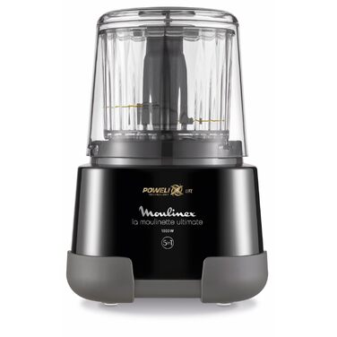 Подрібнювач кухонний Moulinex La Moulinette Ultimate 1000 Вт, 5 функцій, чорний (DP810810)
