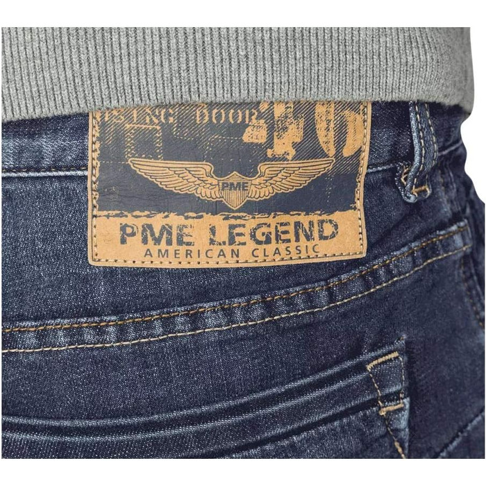 Чоловічі джинси PME Legend Nightflight 38W/32L, сині, класичний крій