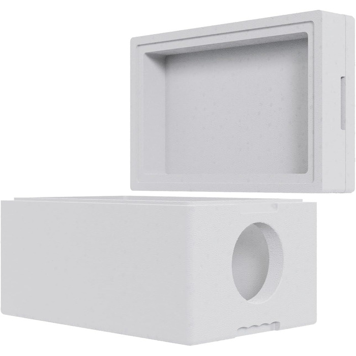 Вологостійкий котячий будиночок QLS зі стиропора, 58x38 см – ізольоване захисне житло для котів на вулицю