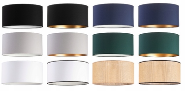 Підлоговий торшер Tornado, велюр, бежево-золотий, 152 см, E27