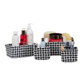 Relaxdays Woven Storage Baskets - Set of 4