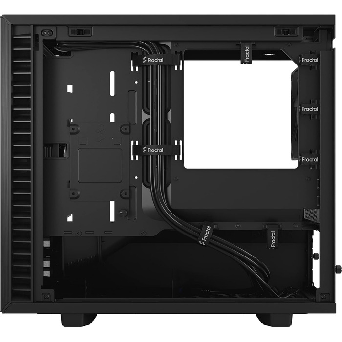 Корпус для ПК Fractal Design Define 7 Nano Black - Mini ITX, тиха система, скло, чорний