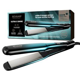 Випрямляч для волосся Revamp Progloss Ultra X Shine Keramik: професійний, з керамічними іонними пластинами для довгого та густого волосся