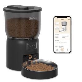 Автоматичний кормушка для котів Balimo 3L з Wi-Fi, програмування, для собак та котів, чорний