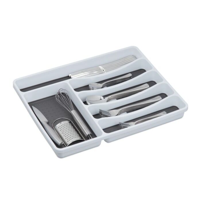 Relaxdays Cutlery Drawer Organizer