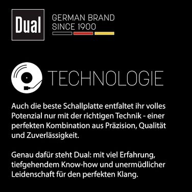 Програвач вінілу Dual DT 210-1 USB: 2 швидкості, магнітний звукознімач, ремінний привід, USB для оцифрування, чорний