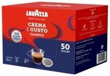 Кава в п.о.дс Lavazza Espresso Crema E Gusto, набір 50 шт, для кавомашин ESE