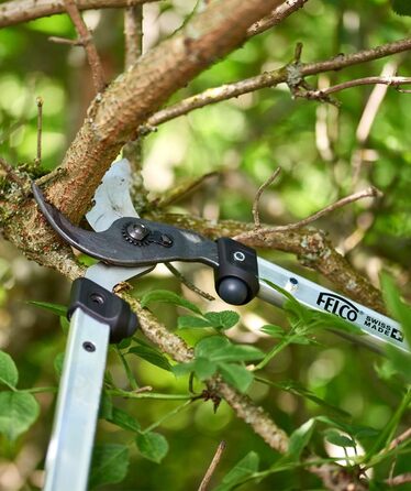 Секатор FELCO 211-40, 40 см, алюмінієві ручки, обрізка гілок до 35 мм, садові ножиці для важких робіт