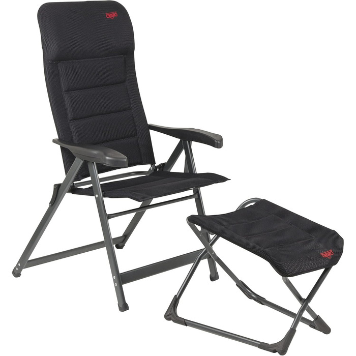 Кемпінговий стілець Crespo AP/237-AD-80, чорний, одинарний