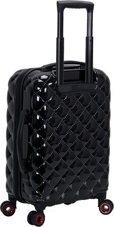 Набір валіз Rockland Quilt Hardside, розширюваний, 3 шт (20/24/28 дюймів), чорний