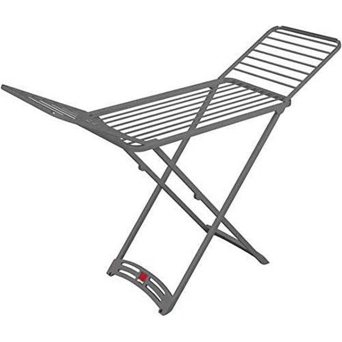 Gimi - Graphite Clothes Rack, X-Legs, Resin, Grey