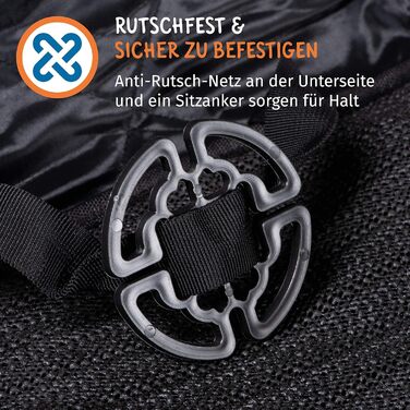 Преміум чохол для автокрісла для собак Floxik - водонепроникний, миючий, стійкий до розривів. Підходить для будь-якого авто.