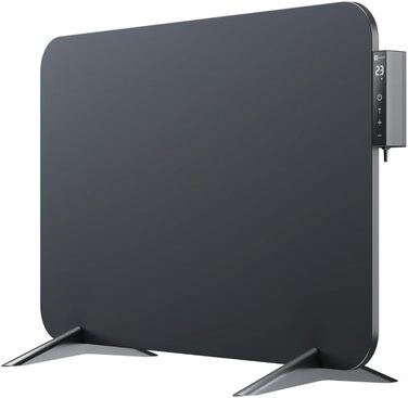 Інфрачервовий обігрівач BR Bringer 450W з Wi-Fi, термостатом та пультом, для дому та офісу (чорний)