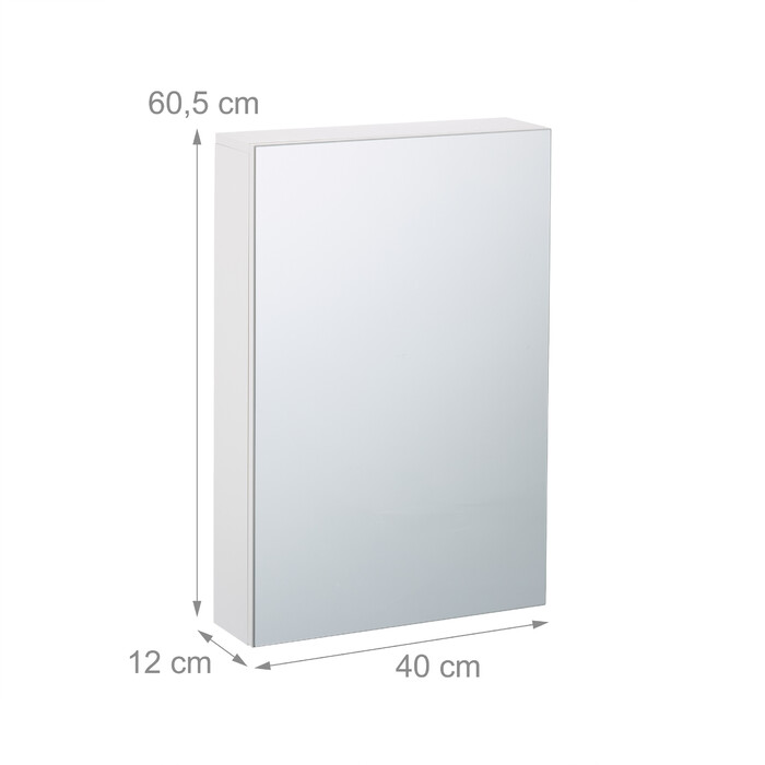 Relaxdays Bathroom Mirror Cabinet