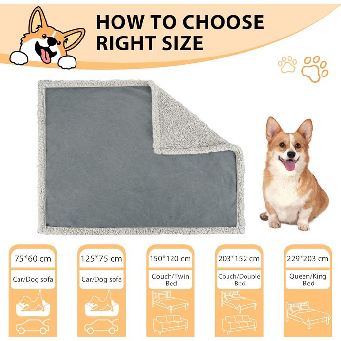 Водонепроникний плед для собак і котів, миючий, 150 x 120 см (L 203 x 152 см), бордовий/Туапе