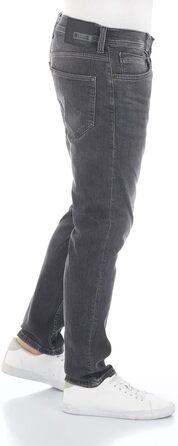 Джинси чоловічі MUSTANG Oregon Tapered, Used Black Denim (44W/34L) - Оригінал