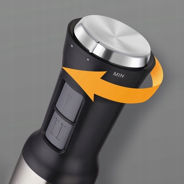 Ручний блендер HDeye HK-0551 2000 Вт, сріблястий/сірий