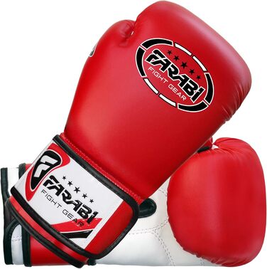 Дитячі боксерські рукавички Farabi Sports 6/8 oz для боксу, ММА, муай-тай, кікбоксингу та спарингу